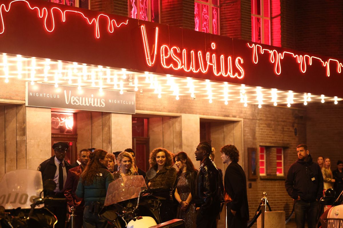 Clayface set at the Philharmonic Hall