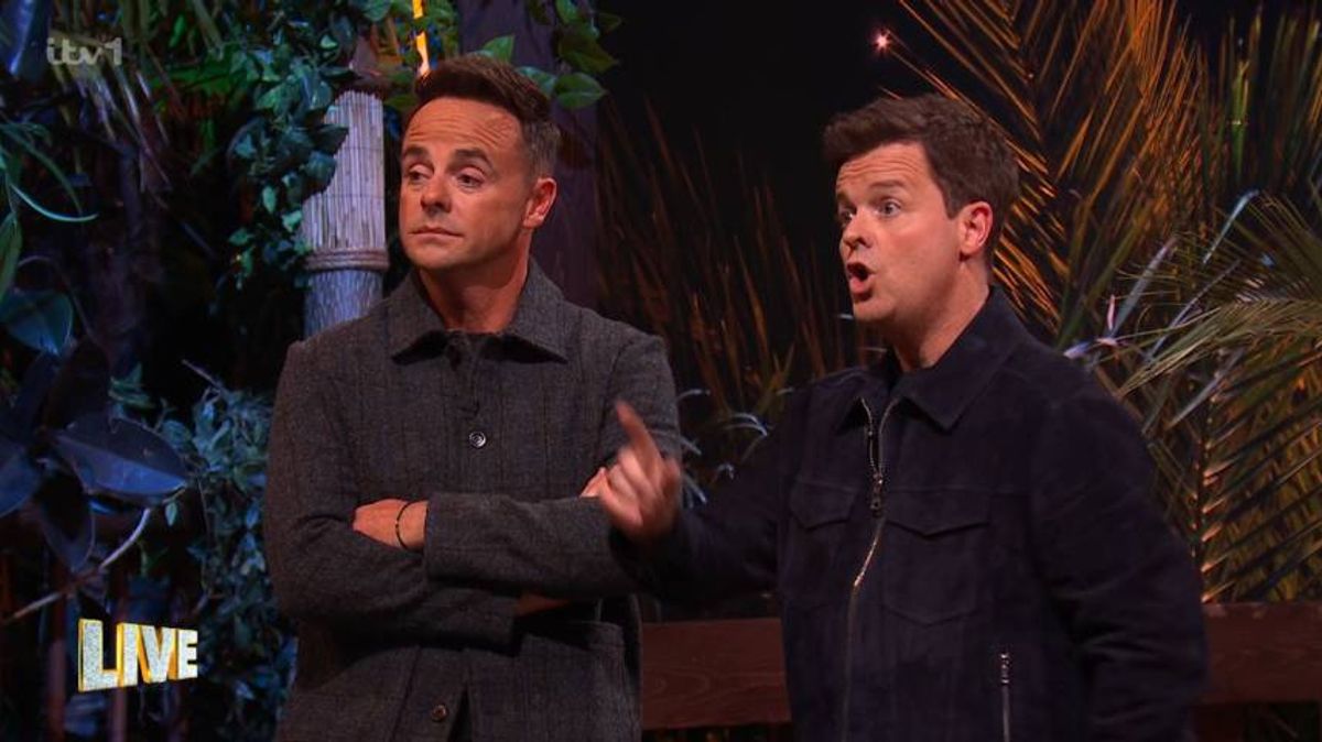 The pair had been hosting the finale of I'm A Celebrity South Africa