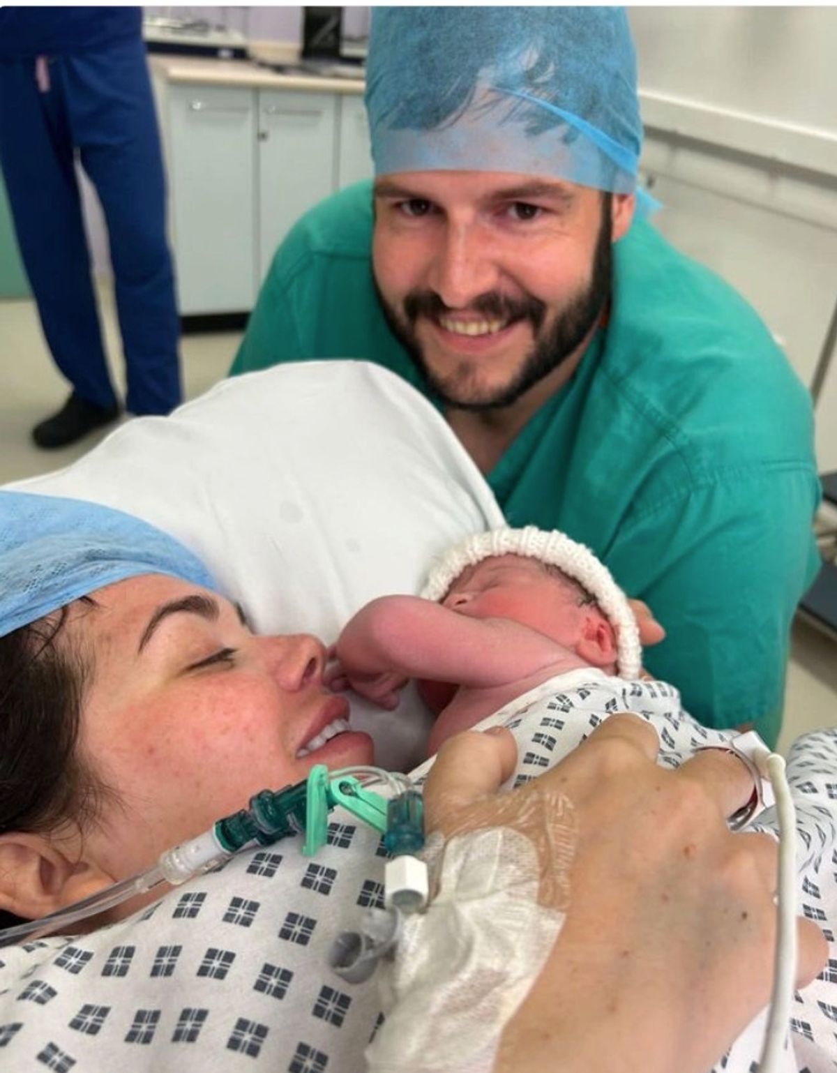 Scarlett and Scott are proud parents to baby Jude