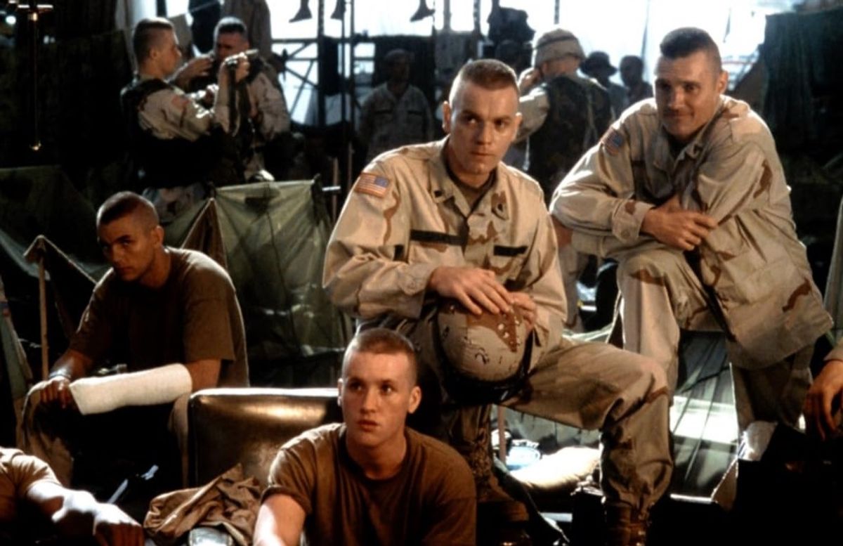 Marsden in Oscar winning film Black Hawk Down alongside Ewan McGregor, Tom Guiry and Gregory Sporleder