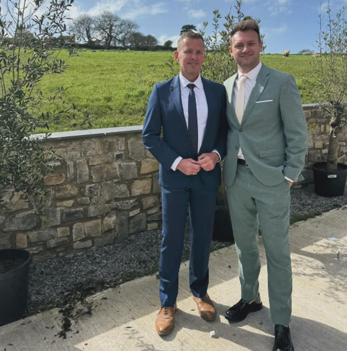 Scott Mills and his husband Sam Vaughan