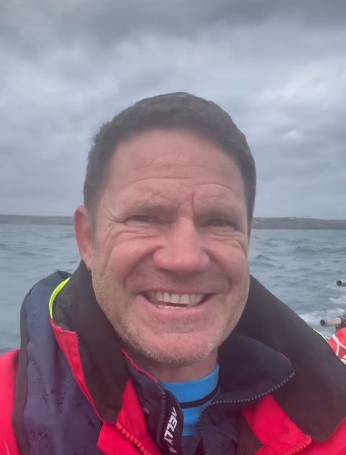 Steve Backshall, filming the orca off the Lizard on April 1, 2026
