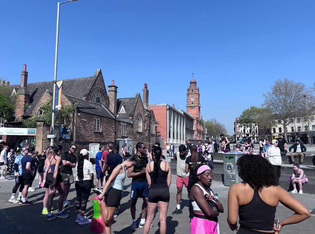 More than 100 people joined Tinie Tempah for the run club 