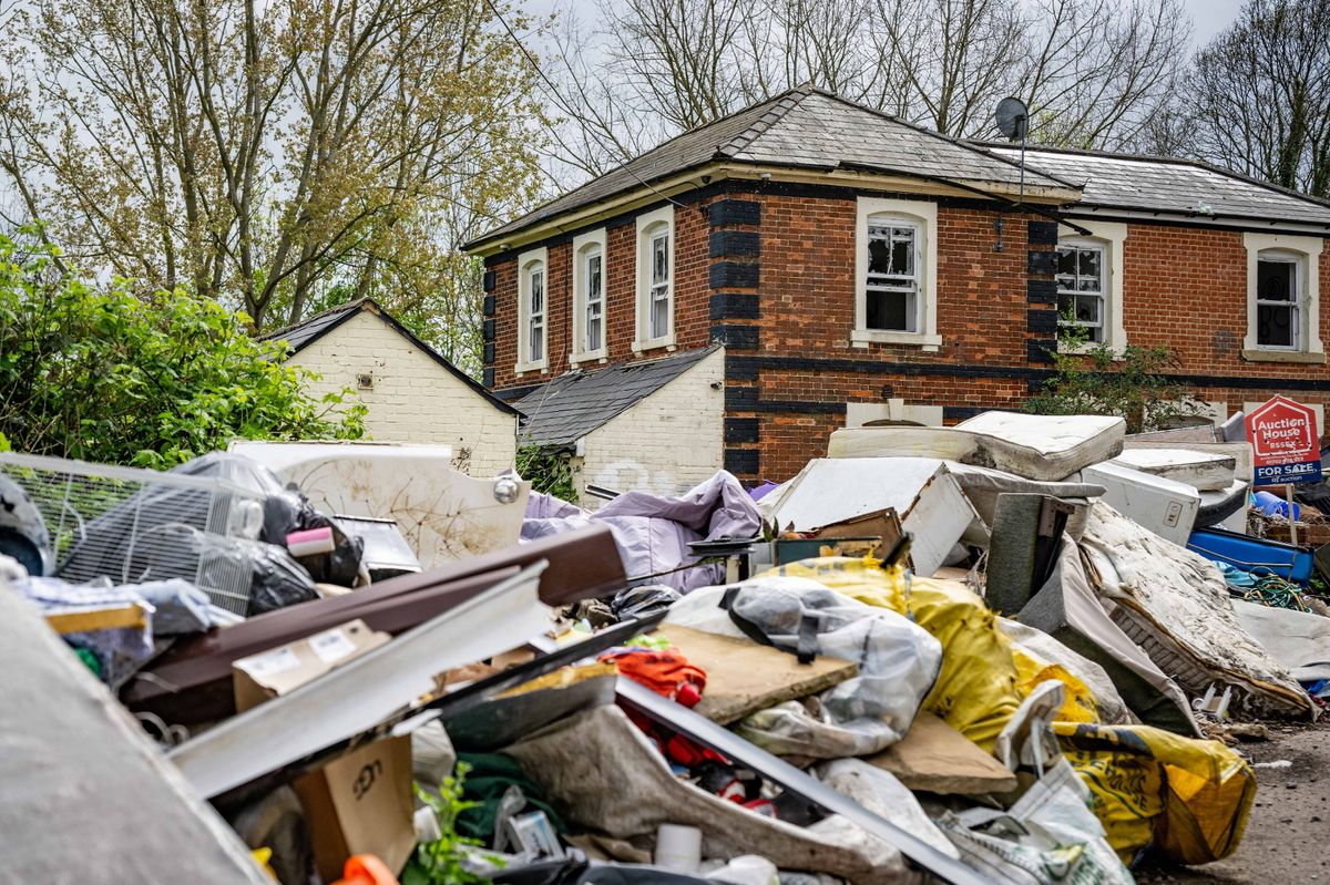 Historic Felsted railway station in in Little Dunmow, Essex