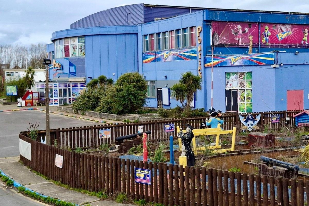 Inside the abandoned Pontins in April 2026