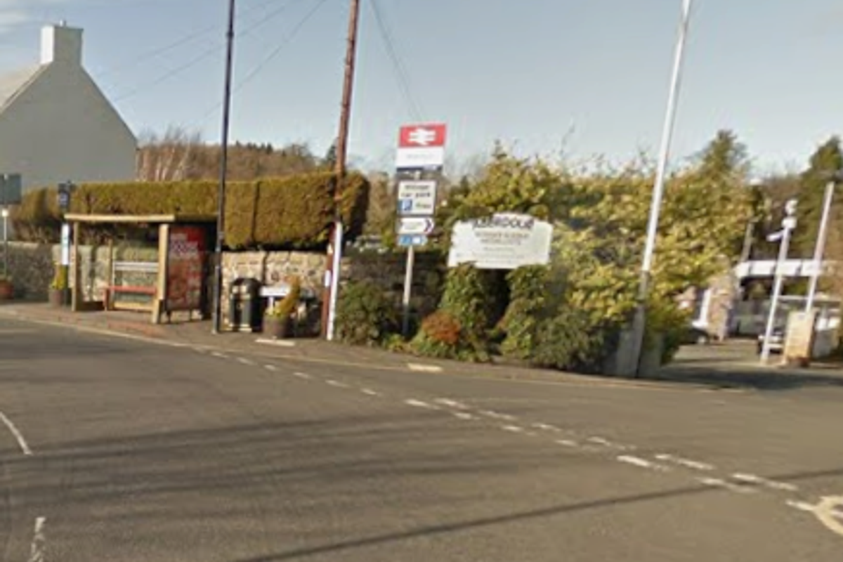 Cops dispersed the youths from Aberdour train station.