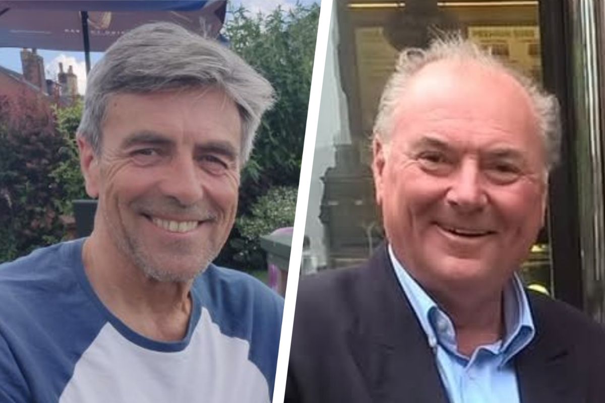 Pictured is Edward Browne (left) and James Litchfield