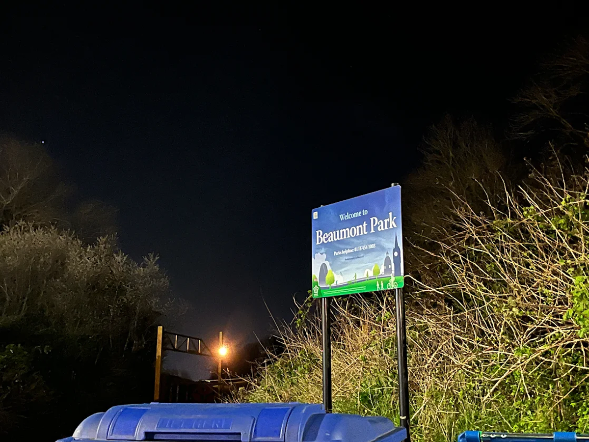The man was found in Beaumont Leys Park