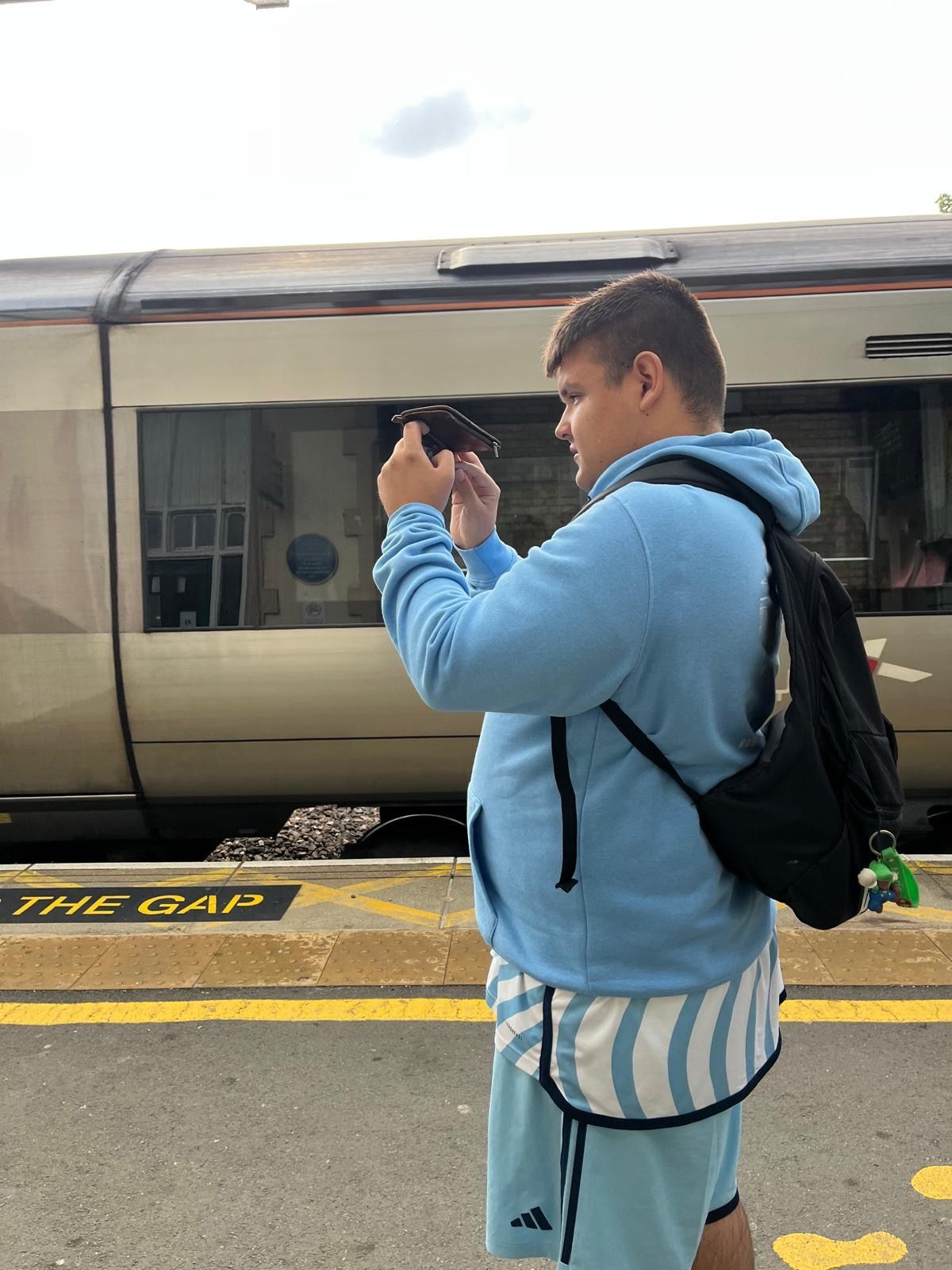 Freddie could often be found filming buses, trains and planes