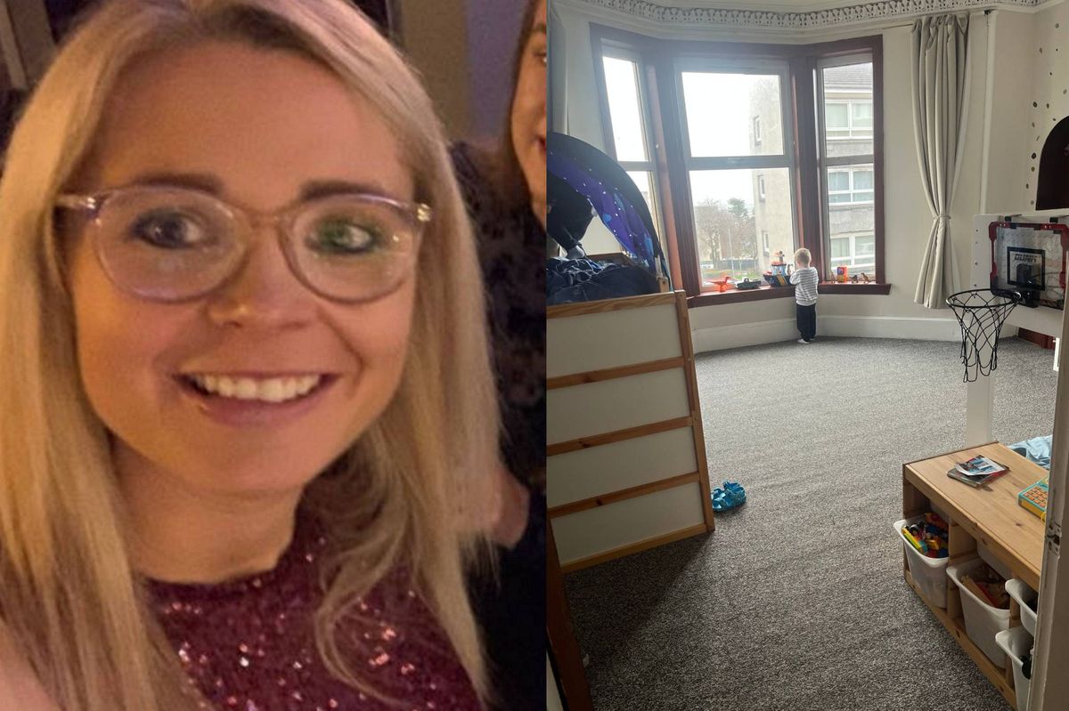 Emma Smith in her flat