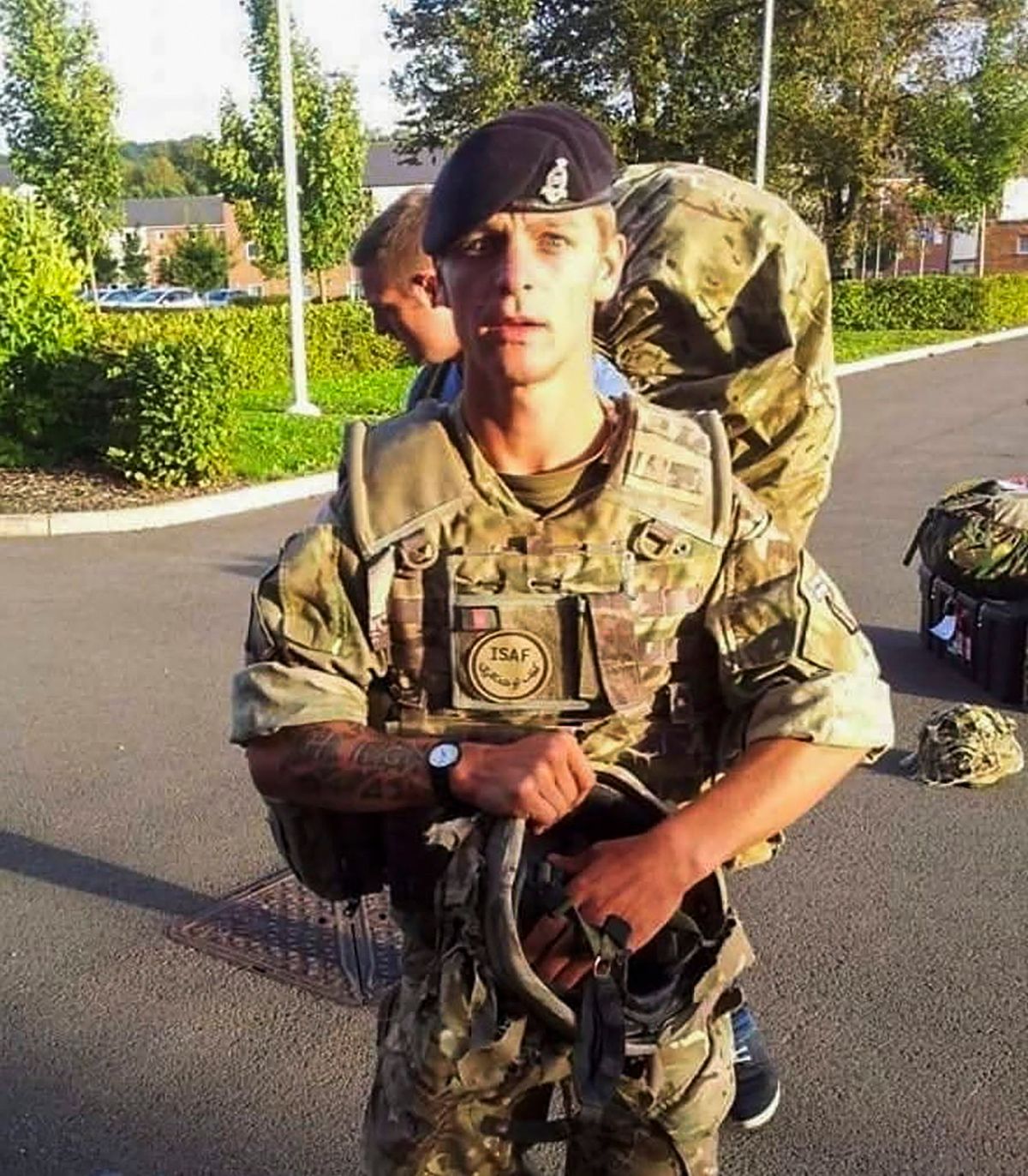 Rob Homans in his army days