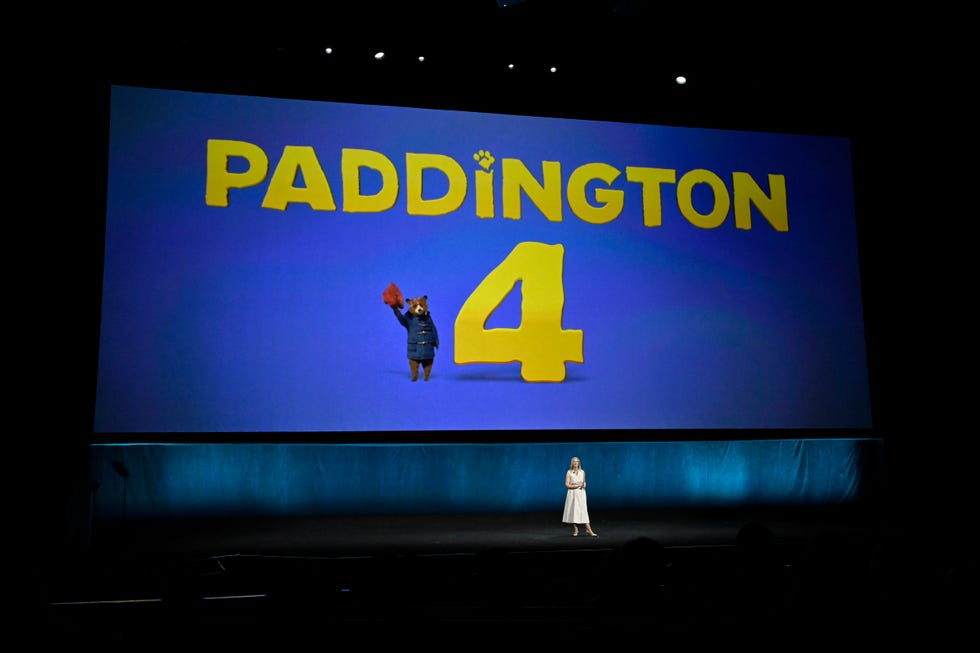 anna marsh, paddington 4 annoucement at cinemacon