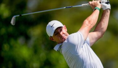 The Masters 2026 third-round tee times and how to watch on TV as Rory McIlroy leads