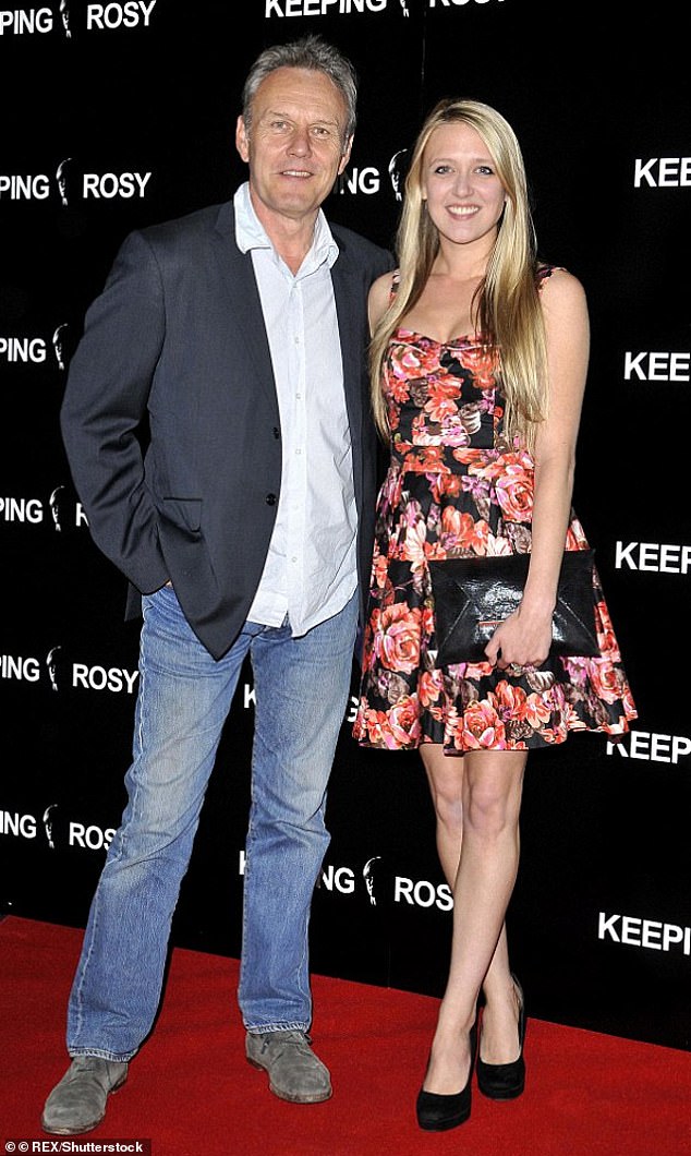 Emily (pictured with her father) and her sister Daisy confirmed their mother's death as tributes poured in on social media