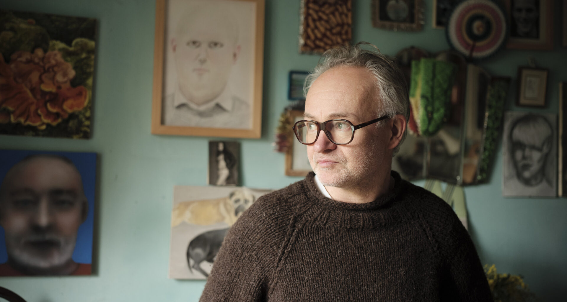 at home with artist Wilfrid Wood
