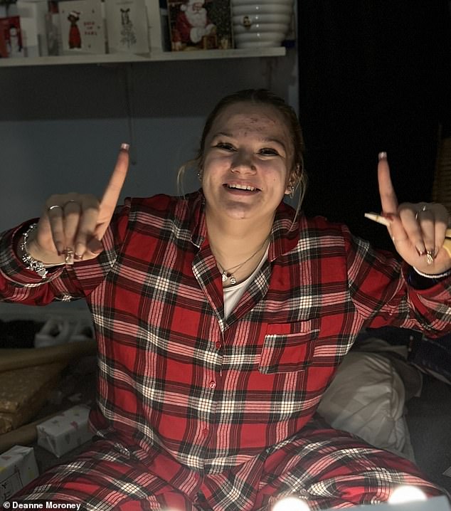 Ms Moroney (pictured) remains determined to stay positive, and has began having her eggs harvested for later use