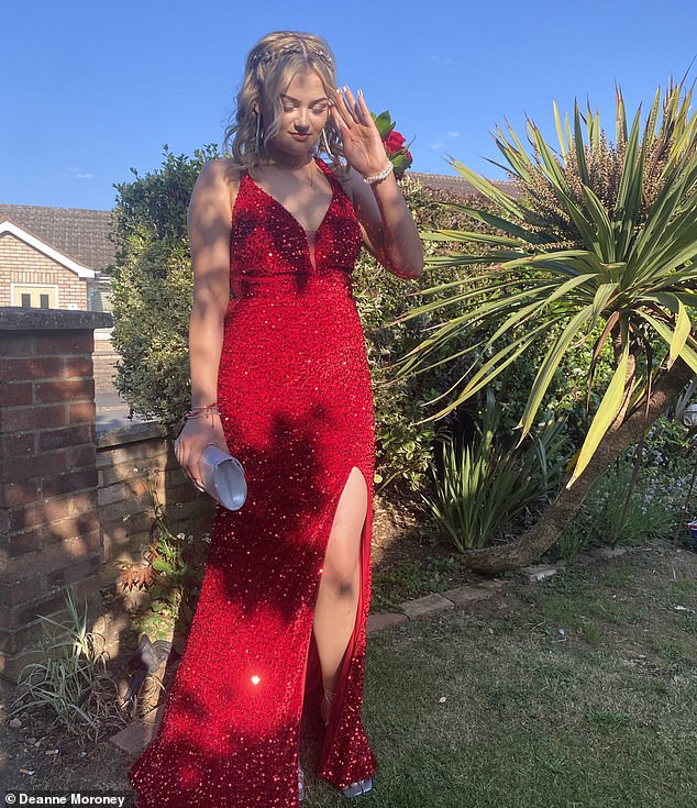 Ms Moroney's (pictured) family are facing mounting costs, including travel for treatment, ongoing medical expenses and essential equipment such as a wheelchair to aid her recovery