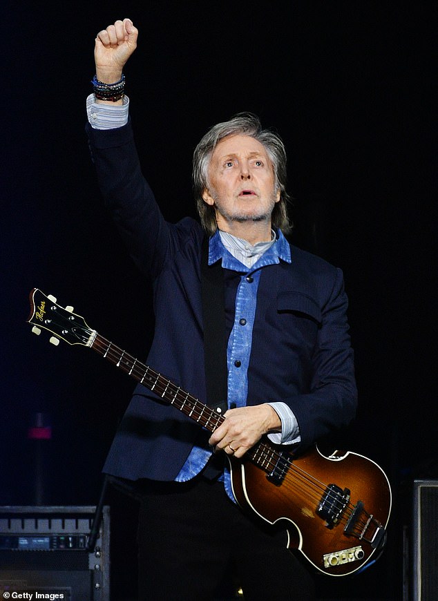 Sir Paul McCartney has been continuing his Got Back tour in the USA including back-to-back gigs in California (pictured at London's O2 Arena on December 18 2024)