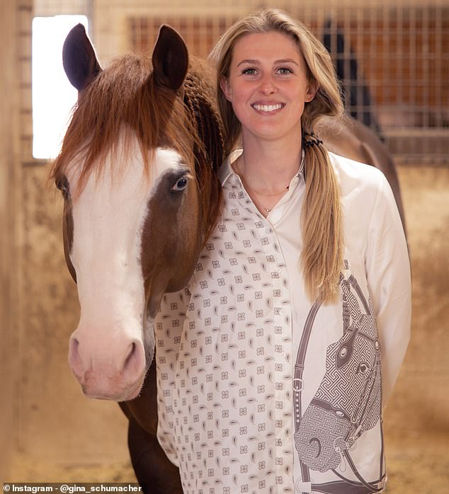 Michael Schumacher's daughter Gina says that turning to horses helped her in the wake of her father's tragedy