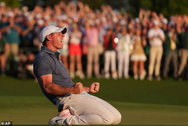 Rory McIlroy's emotions pour out after he finally overcomes his demons to win The Masters