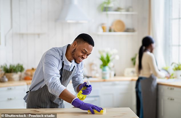 A chemical ingredient present in hundreds of disinfectant sprays marketed in the UK, including major brands like Lysol and Clorox, has been tied to a range of debilitating respiratory illnesses (stock photo)