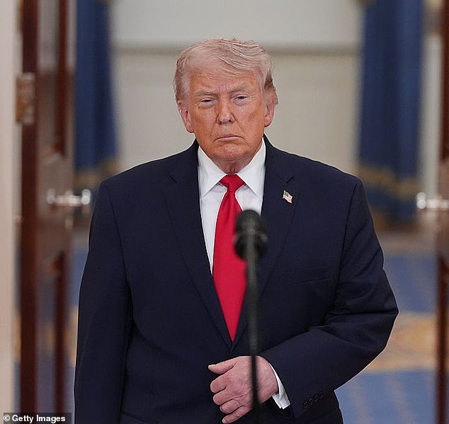 Donald Trump has taken another swipe at Sir Keir Starmer as he told reporters at the White House , 'we don't want another Neville Chamberlain'