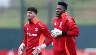 Altay Bayindir (left) and Andre Onana are both set to leave Manchester United this summer