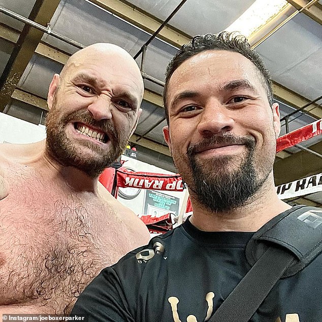 Parker regularly joins Fury in camp, training alongside him and also sparring him