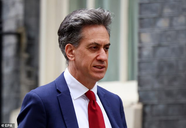 The Tories heaped blame on the 'Net Zero' agenda of Ed Miliband, the Energy Secretary, for harming Britain's AI ambitions