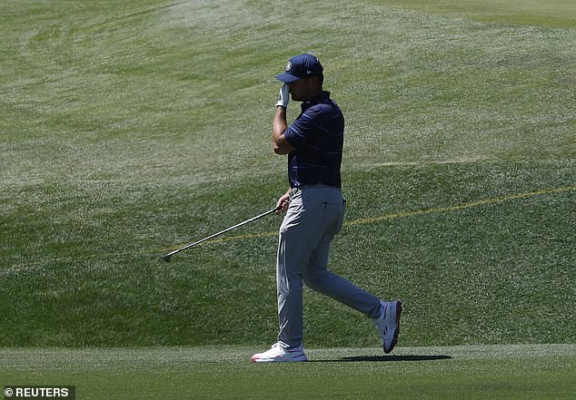 The American LIV Golf star made a triple bogey on the 11th and never recovered after that