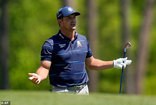 Bryson DeChambeau shot a disastrous 76 in the opening round of the Masters on Thursday