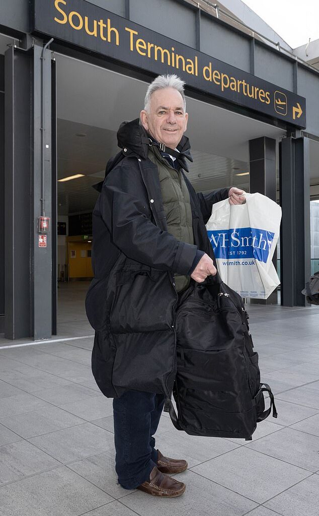 Fly guy: Mark Palmer has made it his mission to beat budget airlines' carry-on restrictions