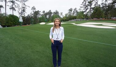 Kai Trump has posted a series of photos detailing her trip to Augusta National this week
