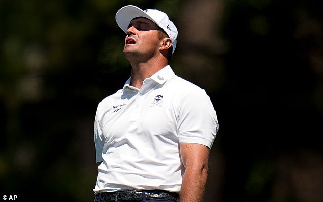 DeChambeau missed the cut following the second round of the Masters tournament
