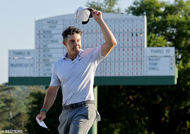 Rory McIlroy set a new record for the largest 36-hole lead in Masters history