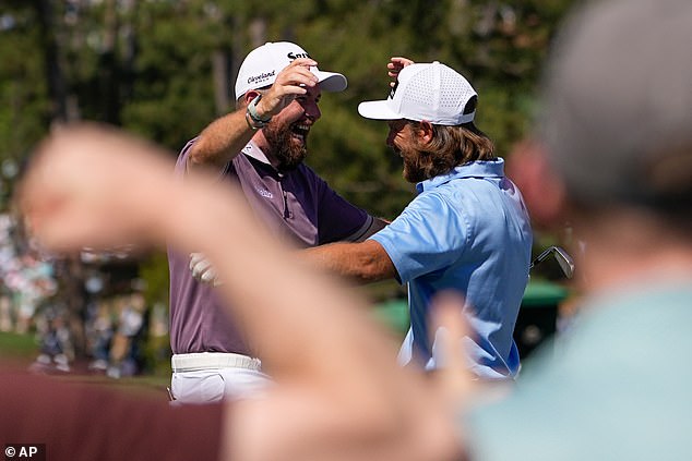 The moment sparked wild celebrations among fans and with playing partner Tommy Fleetwood