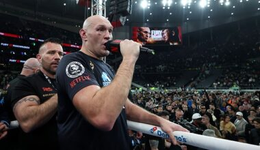 Fury conserved energy in his comeback fight against Soviet man-mountain Arslanbek Makhmudov so that he could call out Anthony Joshua after the fight