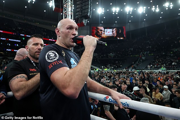 Fury conserved energy in his comeback fight against Soviet man-mountain Arslanbek Makhmudov so that he could call out Anthony Joshua after the fight