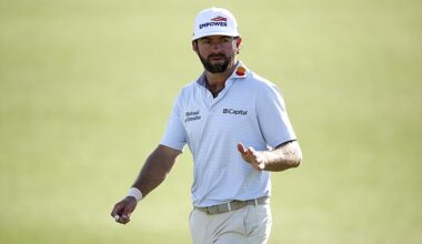 Cameron Young stormed into a share of the lead at The Masters during Saturday's third round