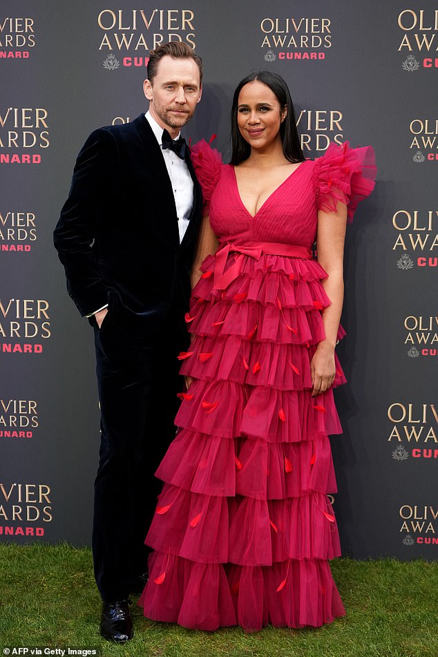 Tom Hiddleston, who starred as Benedick in the 2025 West End production of Much Ado About Nothing alongside Hayley Atwell, was joined by his fiancée Zawe Ashton