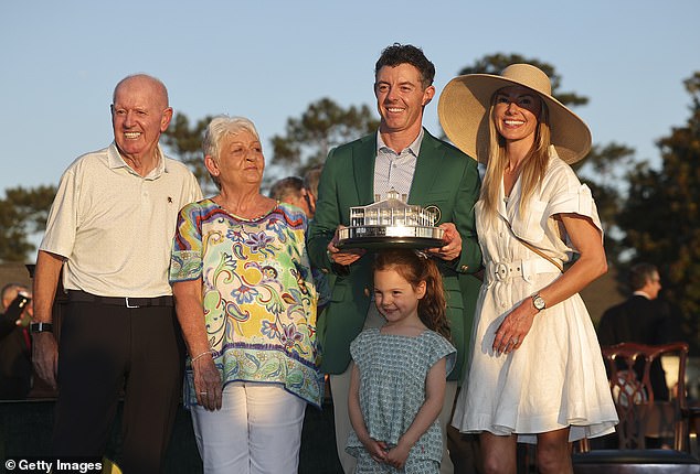Rory McIlroy's parents, Gerry and Rosie, emotionally watched their son win a second Masters
