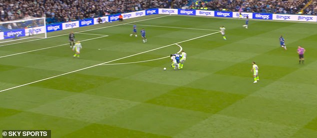 Doku and Cherki combined to dispossess Caicedo, with City alert as ever despite leading 2-0