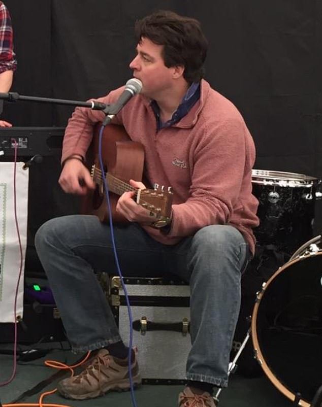 MrHalligan is seen performing with his band, The Hooligans. The Good Morning Britain host has formed a close friendship with him