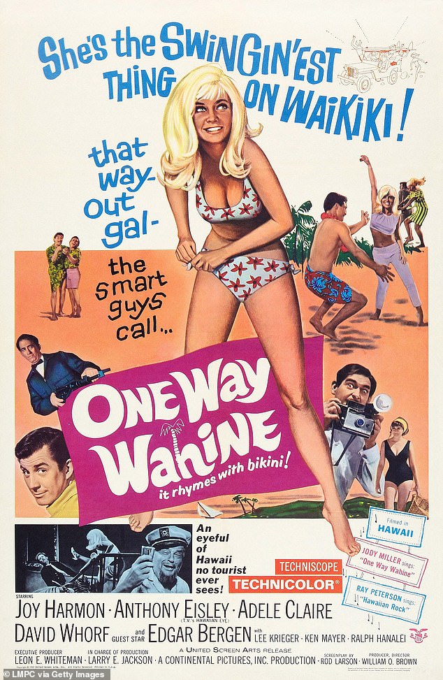 She also appeared in films including Village of the Giants, Angel in my Pocket, and One Way Wahine (pictured) as well as TV roles on Bewitched, The Beverly Hillbillies and Batman