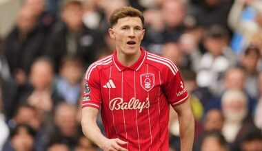 Elliot Anderson will miss Nottingham Forest's clash with Porto after his mother Helen died