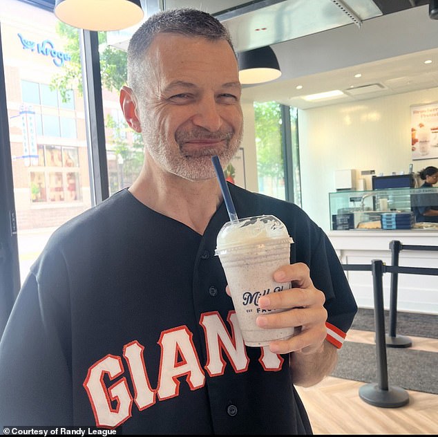 Randy League, 46, was diagnosed with a highly aggressive type of colorectal cancer in March last year