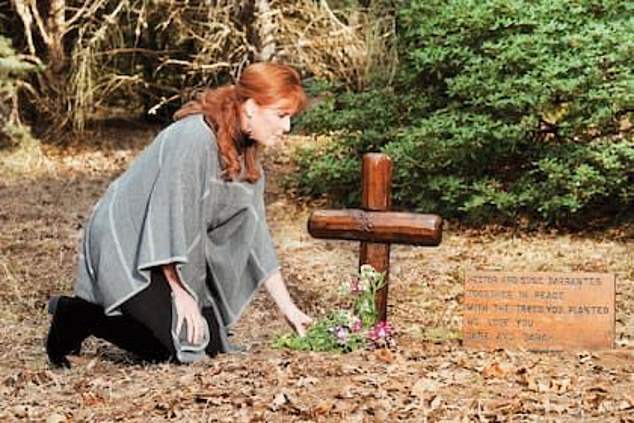 Susan Barrantes moved to Argentina when she fell in love with a polo player. She died in a car accident aged 61 and is buried on the farm. Fergie is pictured here at her grave in 2011