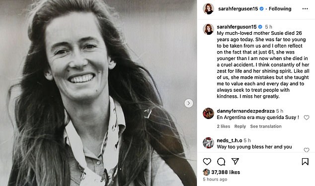 Widowed Susan continued to live in El Pucara and although some of the land was sold off, it remained in her hands until her tragic death from a horrendous car crash in September 1998