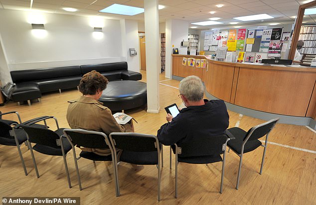 Calls from millions of patients to their local GP are being answered by an AI receptionist rather than a human, as they try to book appointments or request repeat prescriptions (stock photo)