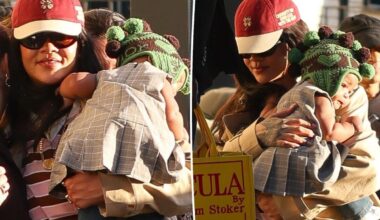 Rihanna's 6-month-old daughter Rocki makes first public appearance in vintage Dior